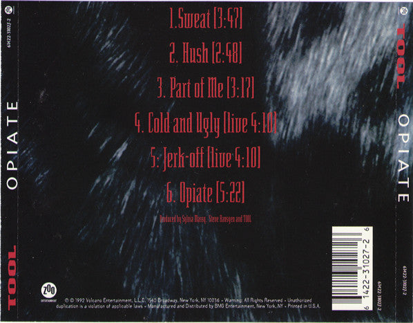 Tool (2) : Opiate (CD, EP, RE)