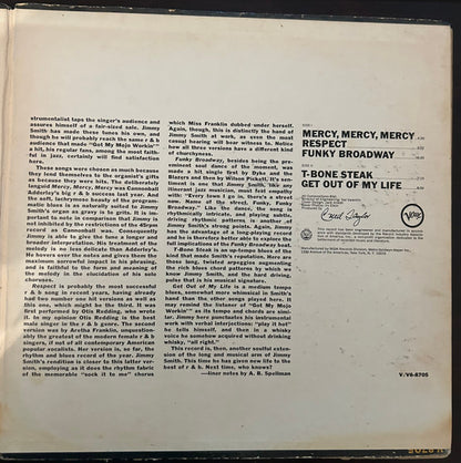 Jimmy Smith : Respect (LP, Album, RP, Gat)