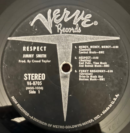 Jimmy Smith : Respect (LP, Album, RP, Gat)