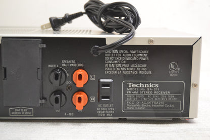 Technics SA-211 Stereo Receiver * 25W RMS * Fully Serviced