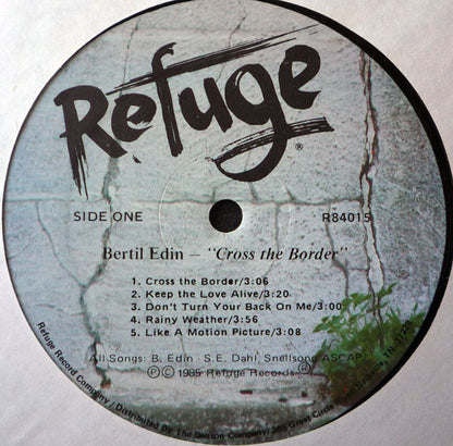 Bertil Edin : Cross The Border (LP)