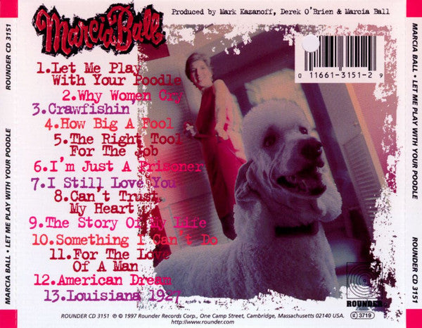 Marcia Ball : Let Me Play With Your Poodle (CD, Album)