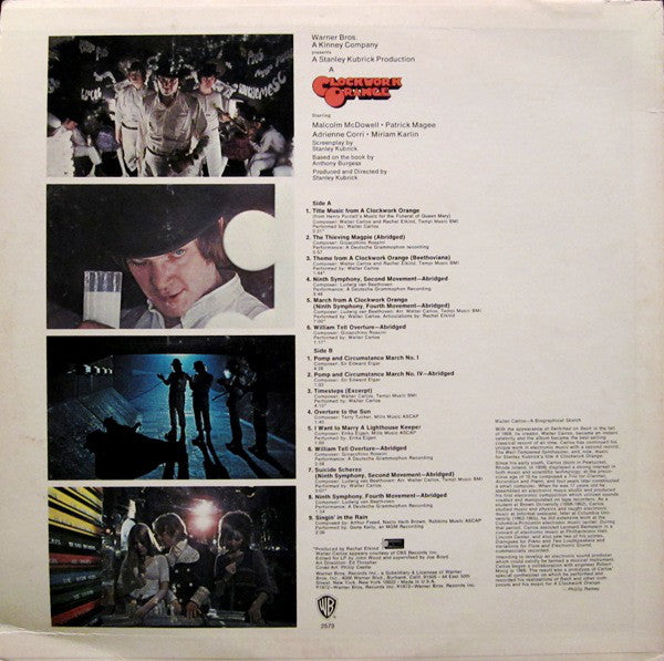 Various : Stanley Kubrick's A Clockwork Orange (LP, Album, RP, Pit)