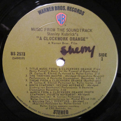 Various : Stanley Kubrick's A Clockwork Orange (LP, Album, RP, Pit)