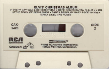 Elvis Presley : Elvis' Christmas Album (Cass, Album, RE)