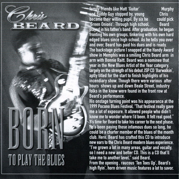Chris Beard (2) : Born To Play The Blues (CD, Album)