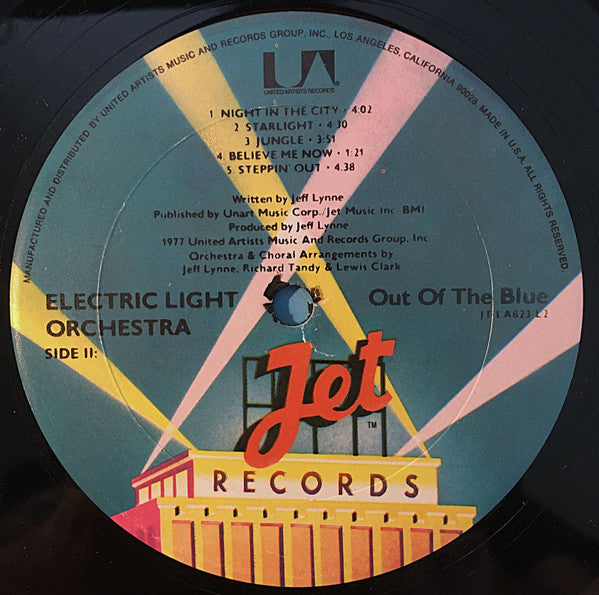 Electric Light Orchestra : Out Of The Blue (2xLP, Album, Pit)