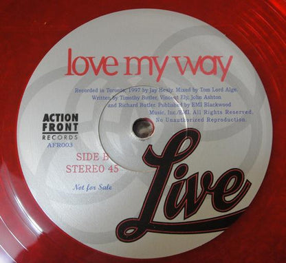 Live : 1998 Friends Of Live Holiday Gift (10", Ltd, red)