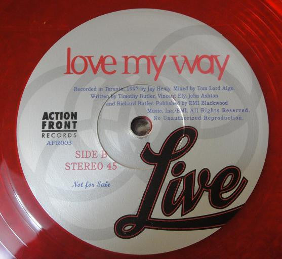 Live : 1998 Friends Of Live Holiday Gift (10", Ltd, red)