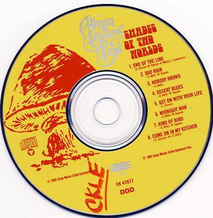Allman Brothers Band* : Shades Of Two Worlds (CD, Album)