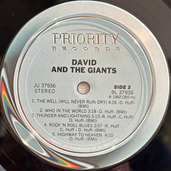 David And The Giants* : David And The Giants (LP, Album, Ter)