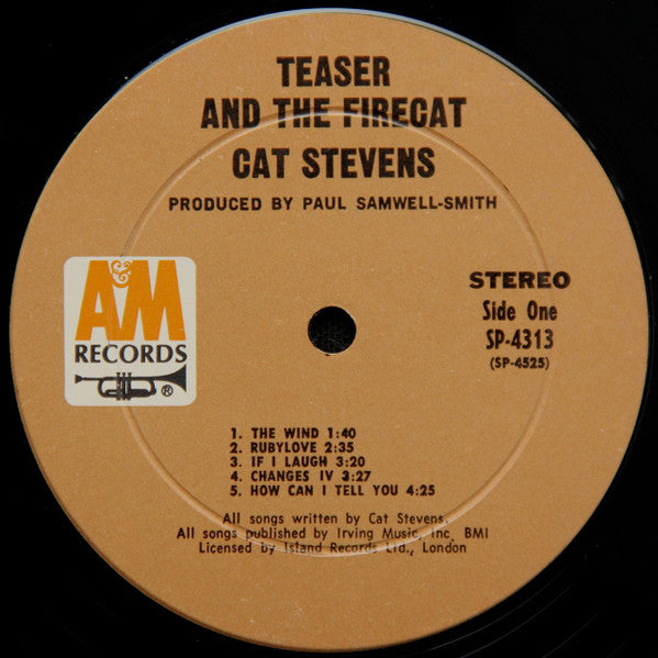 Cat Stevens : Teaser And The Firecat (LP, Album)