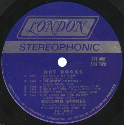 The Rolling Stones : Hot Rocks 1964-1971 (2xLP, Comp, P -)