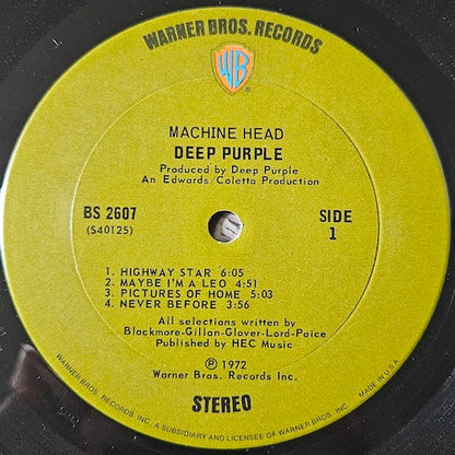 Deep Purple : Machine Head (LP, Album, Ter)