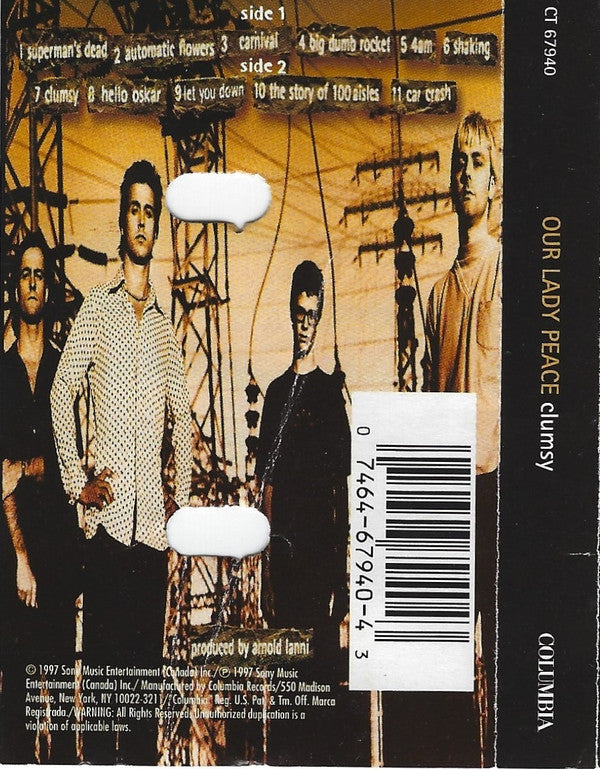 Our Lady Peace : Clumsy (Cass, Album)