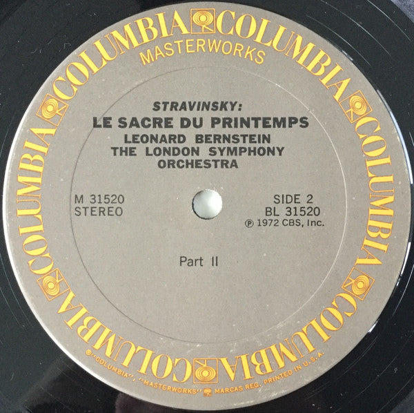 Bernstein*, The London Symphony Orchestra* - Stravinsky* : Le Sacre Du Printemps (LP, Album)