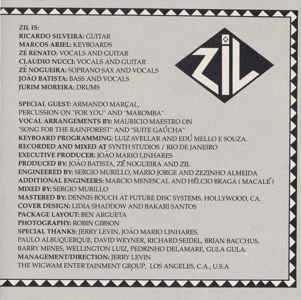 Zil (3) : Zil (CD, Album)