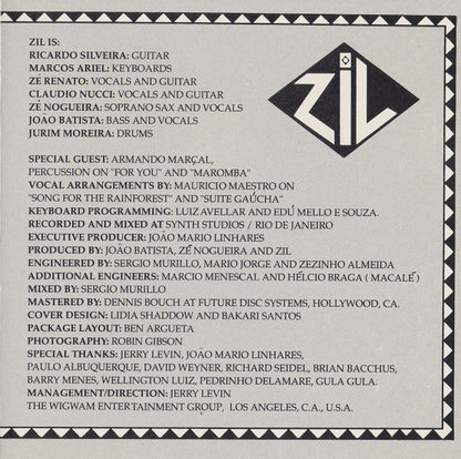 Zil (3) : Zil (CD, Album)