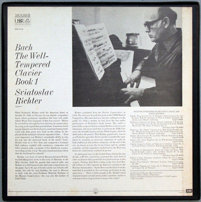 Bach*, Sviatoslav Richter : The Well-Tempered Clavier, Book 1 (3xLP, Album, Win + Box)