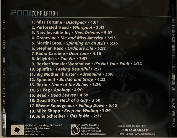 Various : The Fifth Annual Millenium Music Conference (CD, Comp, Promo)