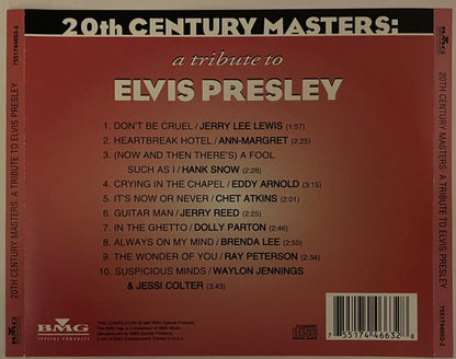 Various : 20th Century Masters: A Tribute To Elvis Presley (CD, Comp)