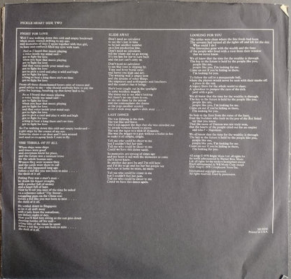 Sniff 'n' the Tears : Fickle Heart (LP, Album, SP)