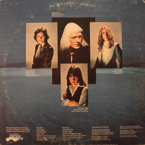 The Edgar Winter Group With Rick Derringer : The Edgar Winter Group With Rick Derringer (LP, Album, Ter)