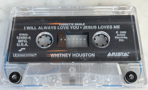 Whitney Houston : I Will Always Love You (Cass, Single, Son)