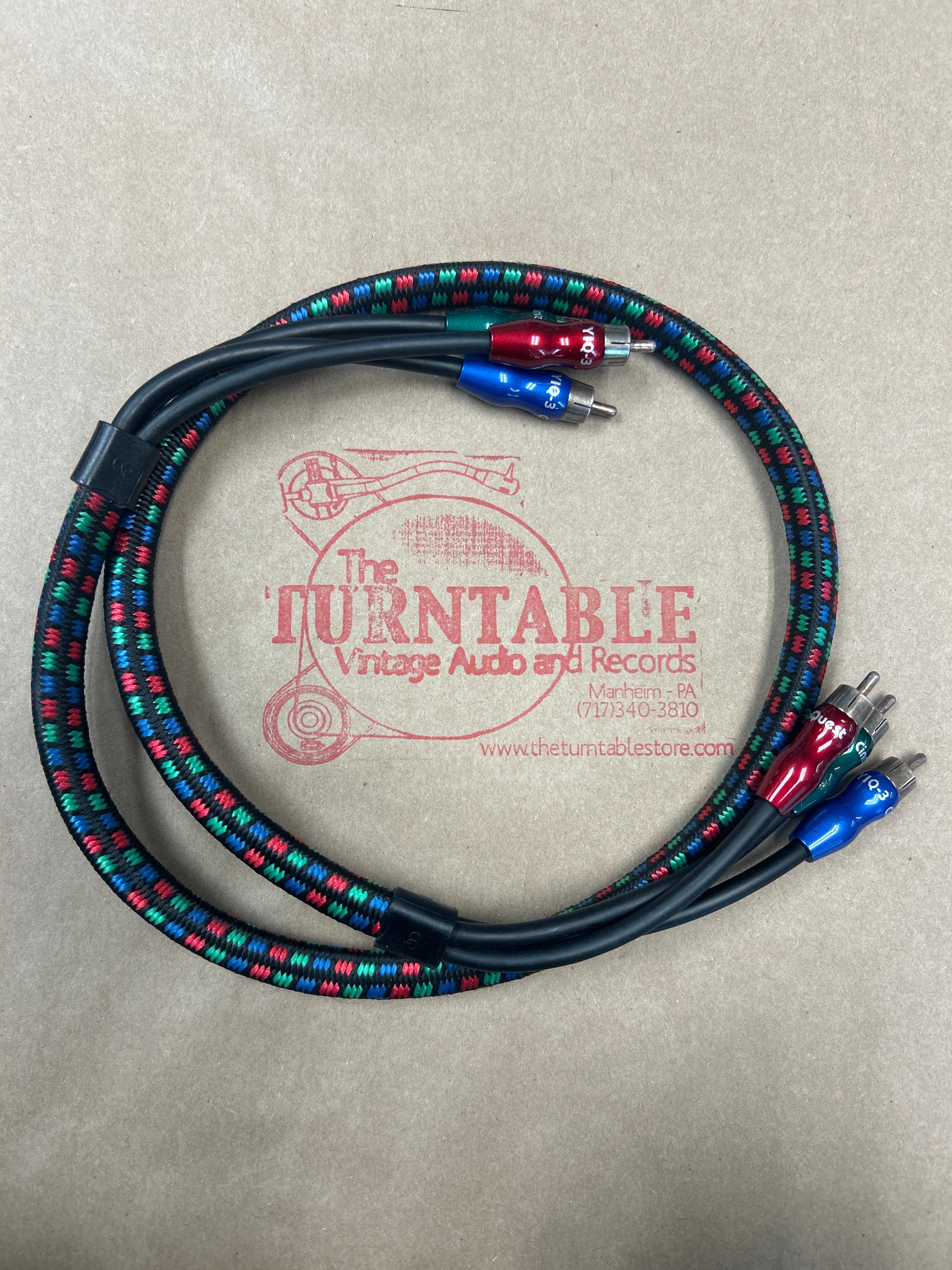 AudioQuest YIQ-3 Component Video Cable (3ft)