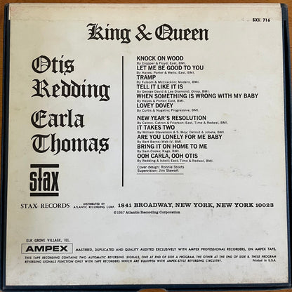 Otis Redding, Carla Thomas : King & Queen (Reel, 4tr Stereo, 7" Reel)