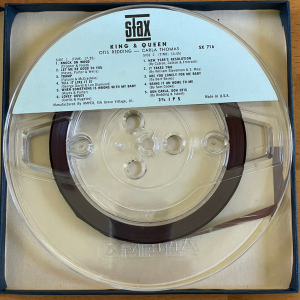 Otis Redding, Carla Thomas : King & Queen (Reel, 4tr Stereo, 7" Reel)