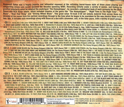 Roosevelt Sykes : The Roosevelt Sykes Collection (1929-1947) (3xCD, Comp, RM)