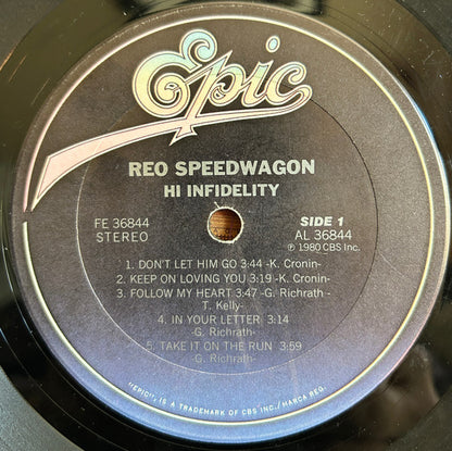 REO Speedwagon : Hi Infidelity (LP, Album, Ter)
