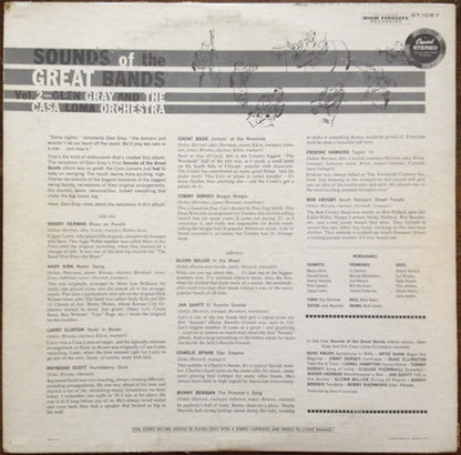 Glen Gray And The Casa Loma Orchestra* : Sounds Of The Great Bands Volume 2 (LP, Album)