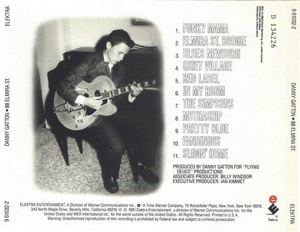 Danny Gatton : 88 Elmira St. (CD, Album, Club, SRC)