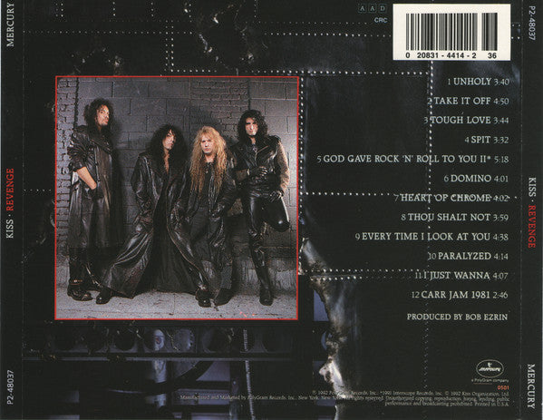 Kiss : Revenge (CD, Album, Club)