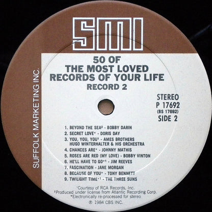 Various : 50 Of The Most Loved Records Of Your Life Record No. 2 (LP, Comp)