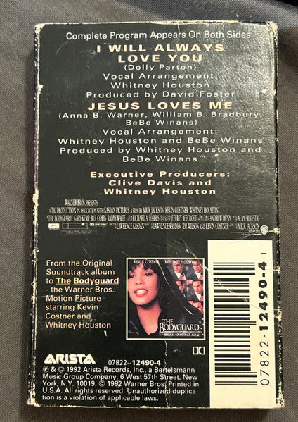 Whitney Houston : I Will Always Love You (Cass, Single)