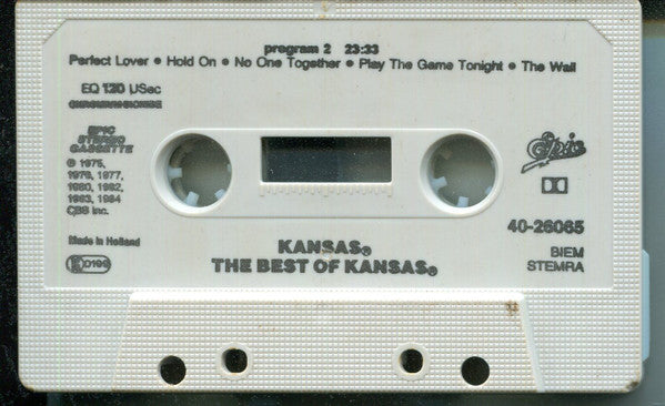 Kansas (2) : The Best Of Kansas (Cass, Comp)