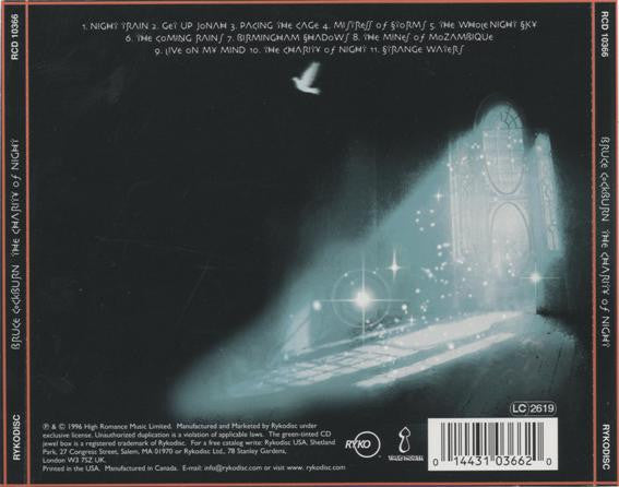 Bruce Cockburn : The Charity Of Night (CD, Album)