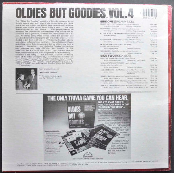 Various : Oldies But Goodies, Vol. 4 (LP, Comp, Rec)
