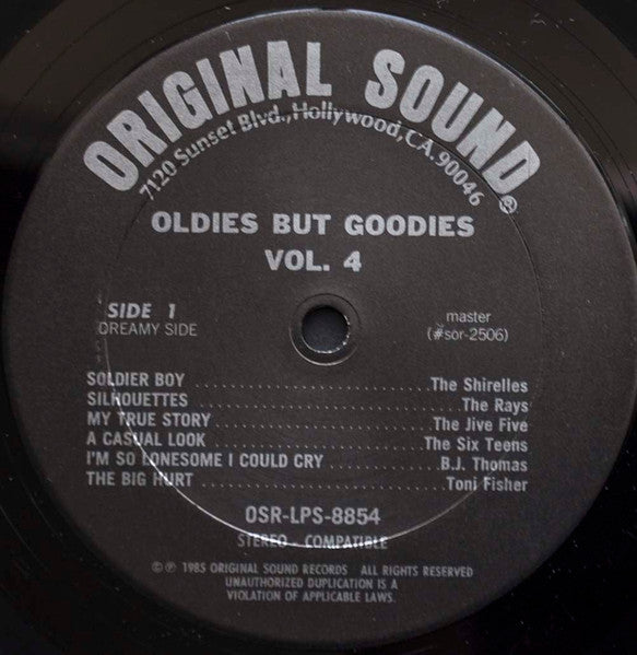 Various : Oldies But Goodies, Vol. 4 (LP, Comp, Rec)