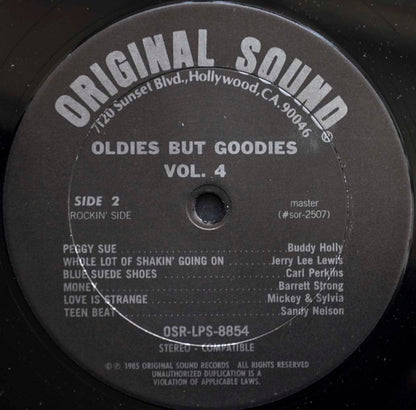 Various : Oldies But Goodies, Vol. 4 (LP, Comp, Rec)