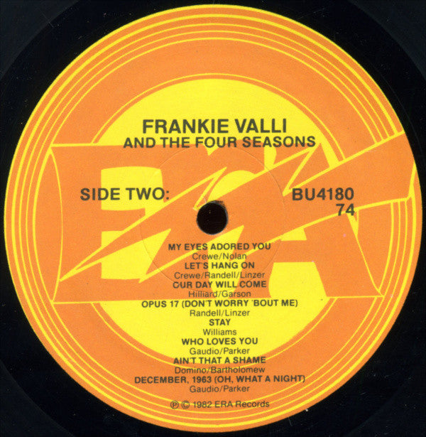 Frankie Valli & The 4 Seasons* : 16 Greatest Hits (LP, Comp)