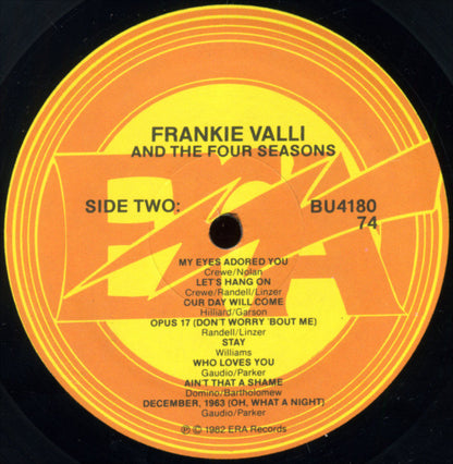 Frankie Valli & The 4 Seasons* : 16 Greatest Hits (LP, Comp)