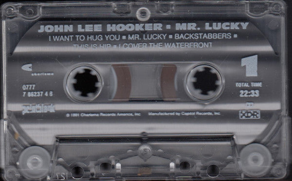 John Lee Hooker : Mr. Lucky (Cass, Album, XDR)