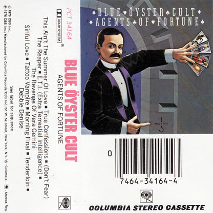 Blue Öyster Cult : Agents Of Fortune (Cass, Album, RE, Bar)