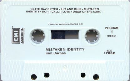 Kim Carnes : Mistaken Identity (Cass, Album)