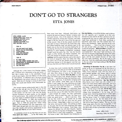 Etta Jones : Don't Go To Strangers (LP, Album, Mono, M/Print)