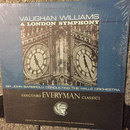 Vaughan Williams* - The Hallé Orchestra*, Sir John Barbirolli : A London Symphony (Revised Version) (LP)